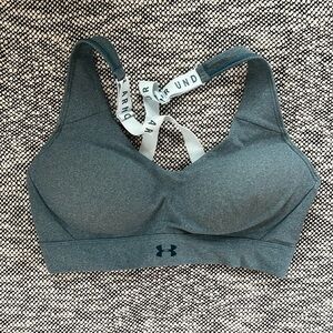Under Armour dusty blue sports bra